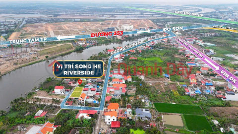 1.2 tỷ - 55.5m2 lô góc phố Sông He Dương Kinh Zalo 0567222555 _0