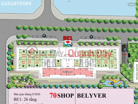 CHÍNH CHỦ CHO THUÊ SHOP CHÂN ĐẾ BEVERLY - MẶT SẢNH TÒA BE1– VINHOMES OCEAN PARK 1 _0