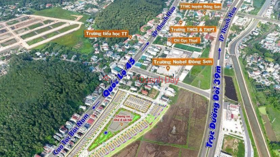 Property Search Vietnam | OneDay | Residential | Sales Listings, Selling land at auction for plot of land belonging to MB 0M19 - Rung Thong Town, Dong Son.