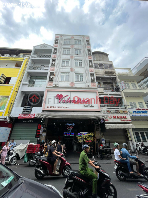 HOTEL FOR SALE ON FRONTAGE OF 27-29 BUI VIEN - BUSY WALKING STREET 130 BILLION _0