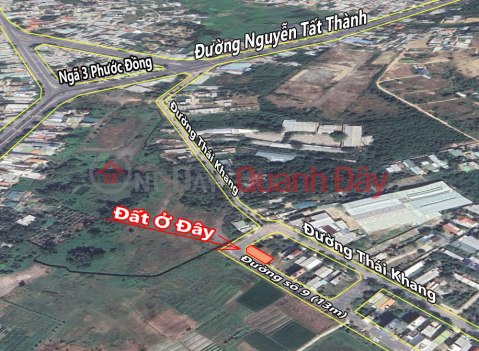 Land for sale in Phuoc Dong Nha Trang, Phuoc Ha resettlement area, corner lot, 2 road frontages _0