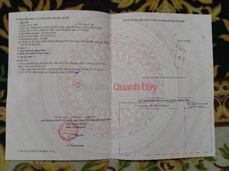 Property Search Vietnam | OneDay | Sales Listings | Dong Mai – 44.5m² Beautiful Land, Alley, Car Access – 4.9 Billion