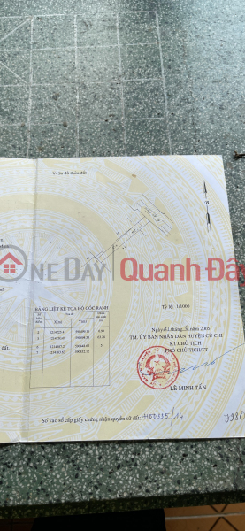 Property Search Vietnam | OneDay | , Niêm yết bán, Bán đất mặt tiền full thổ cư Tỉnh Lộ 15 Xã Tân Thạnh Tây (cách ngã tư Tân Quy 700m)