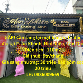 URGENT! Need to redo the premises at a prime location in An Khanh Ward, Ninh Kieu, Can Tho _0