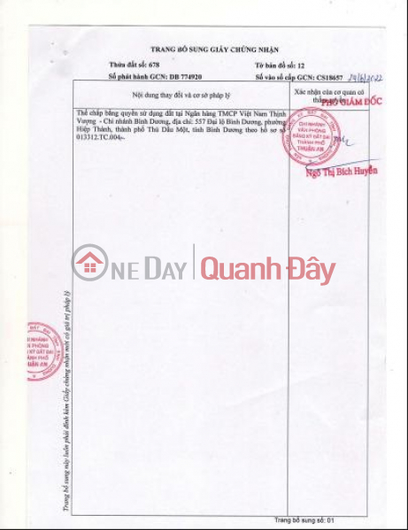 đ 1,95 tỷ, CHÍNH CHỦ BÁN ĐẤT SẴN SỔ ĐƯỜNG ÔTÔ TỚI ĐẤT TẠI THUẬN AN-BÌNH DƯƠNG