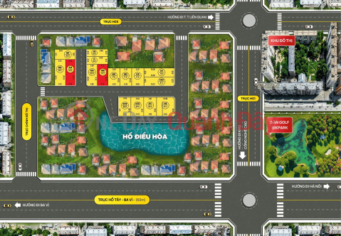 Quick Sale of Two-Front Land Plot with Lake View for Over 1 Billion VND Around the RESORT _0