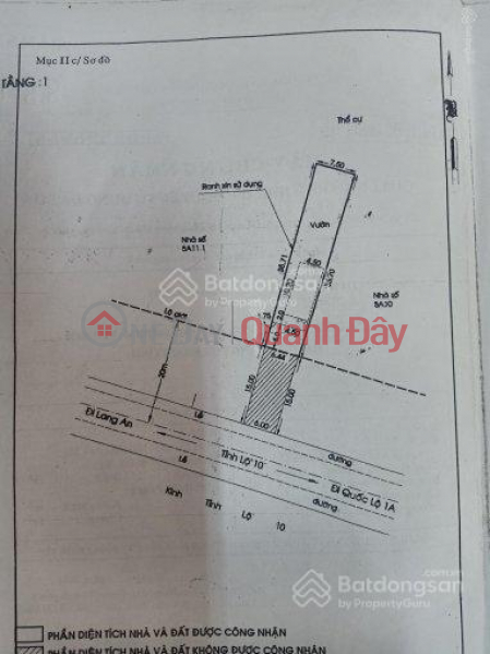House for sale on Tran Van Giau and Pham Van Hai streets, area 6.5x51m (7.5m at the rear),100% residential land, price 14 billion VND. Sales Listings