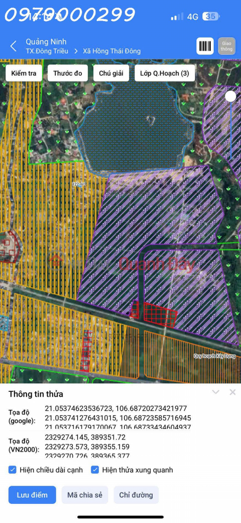 Owner needs to quickly sell a plot of land in Yen Duong Village - Hong Thai Dong Commune (now Hoang Que Ward) - Dong Town. _0