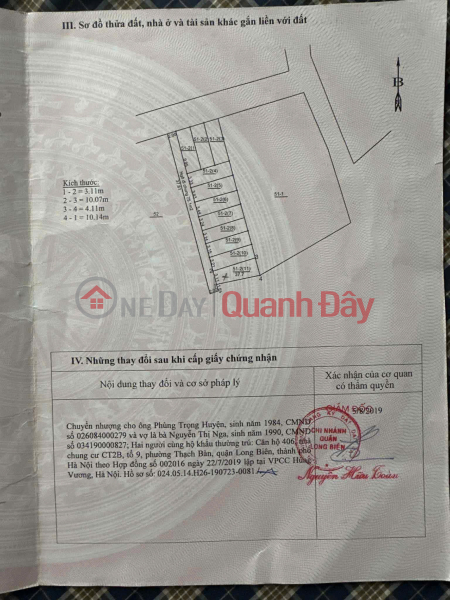 đ 6,8 tỷ BÁN ĐẤT NGỌC THỤY - LONG BIÊN 38m2 - VỊ TRÍ CỰC ĐẸP - GIÁ TỐT - KHU VỰC PHÁT TRIỂN MẠNH