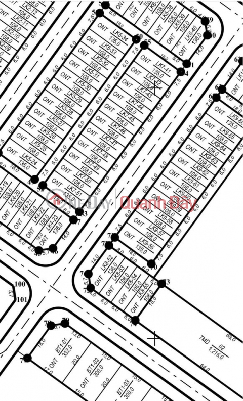 Urgent sale of land divided into village 6 Luong Vuong (night market) - 2 open sides _0