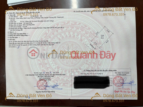 OWNER selling a 4-story house in Phung Chau, Chuong My, Hanoi. _0