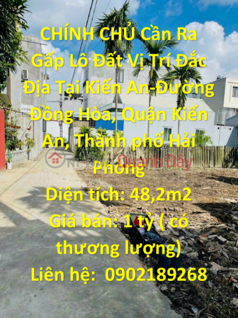 The owner urgently needs to leave the plot of land in a prime location in Kien An-Hai Phong city _0