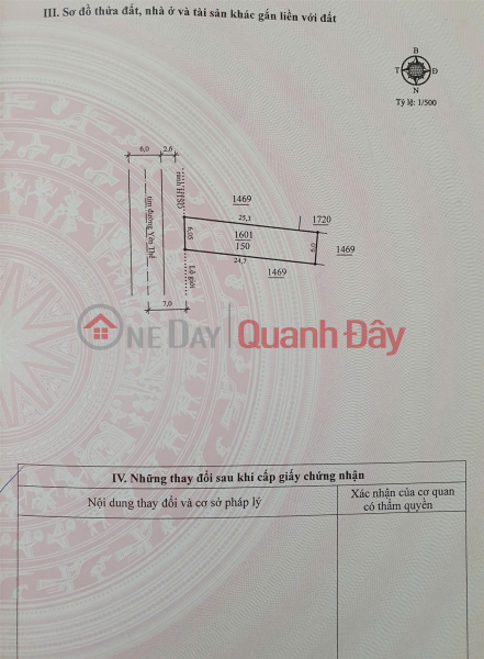 LAND FOR SALE WITH STREET FRONTAGE AT 43 YEN THE STREET – WARD 2, BAO LOC, Lam Dong FOR ONLY 4.1 BILLION Sales Listings