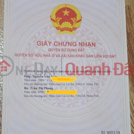 LAND ON NATIONAL HIGHWAY 15A – PRICE ONLY 535 MILLION VND Thiet Ong Commune, Thanh Hoa _0
