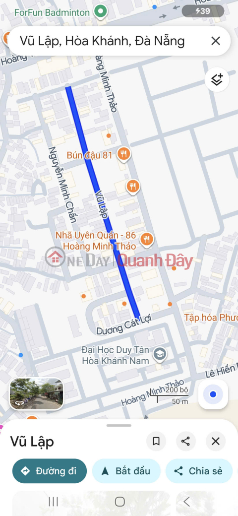 Land for sale, 7.5m frontage on Vu Lap street - next to Duy Tan University _0