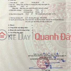 ĐẤT ĐẸP – GIÁ ĐẦU TƯ -CHÍNH CHỦ CẦN BÁN NHANH LÔ ĐẤT TẠI Xã Châu Lý ,Huyện Quỳ Hợp, Nghệ An _0