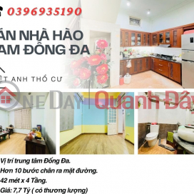 Bán nhà Hào Nam Đống Đa_Gần Mặt Đường_Bạt Ngàn Tiện Ích_42mx4T_ Giá: 7.7 tỷ_Lh: 0396935190. _0