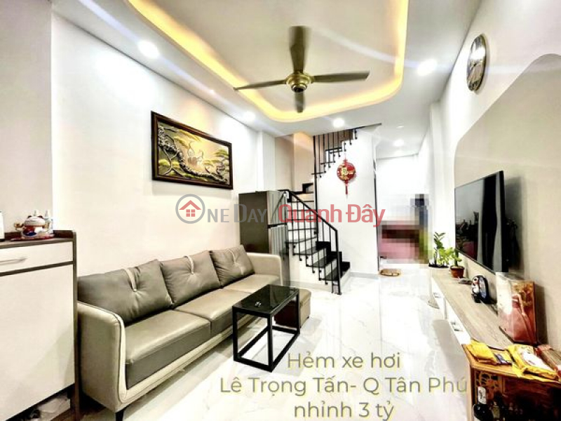 SIÊU PHẨM TÂN PHÚ - HẺM XE HƠI QUAY ĐẦU THÔNG TỨ PHÍA - 2PN - 2 TẦNG - TẶNG FULL NỘI THẤT CAO CẤP HIỆN ĐẠI - Niêm yết bán