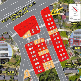 Right at Co Dong - Hoa Lac, 67m2 plot of land next to the West Lake - Ba Vi axis is about to open, but the price is only 1.xx billion _0