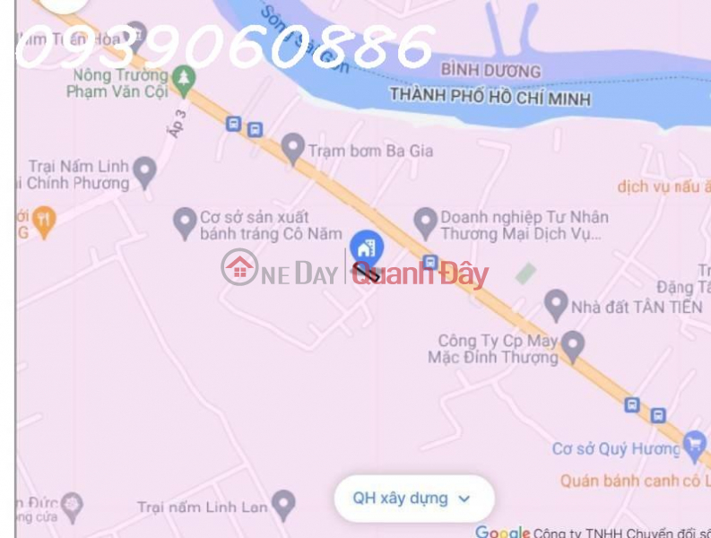 Property Search Vietnam | OneDay | Nhà ở, Niêm yết bán | CHÍNH CHỦ BÁN ĐẤT XÃ PHÚ HOÀ ĐÔNG - HUYỆN CỦ CHI - TP HỒ CHÍ MINH