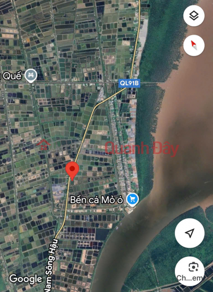 Property Search Vietnam | OneDay | Nhà ở | Niêm yết bán CƠ HỘI ĐẦU TƯ – BÁN ĐẤT MẶT TIỀN NAM SÔNG HẬU, xã Trung Bình, Trần Đề, Sóc Trăng – 150M MẶT TIỀN