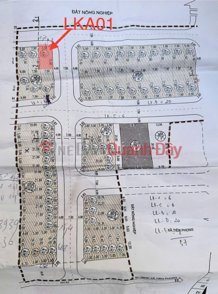 With over 2 billion, you have a corner lot LKA01 main axis with an area of 129m2 of auctioned land in Hung Yen. Sales Listings