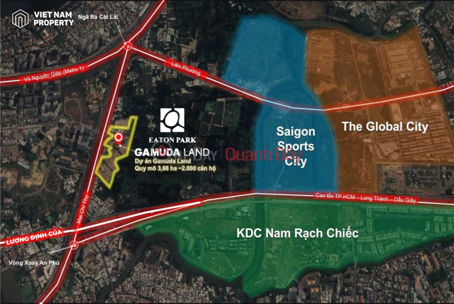 Thông tin Dự án Eaton Park Gamuda Land Niêm yết bán