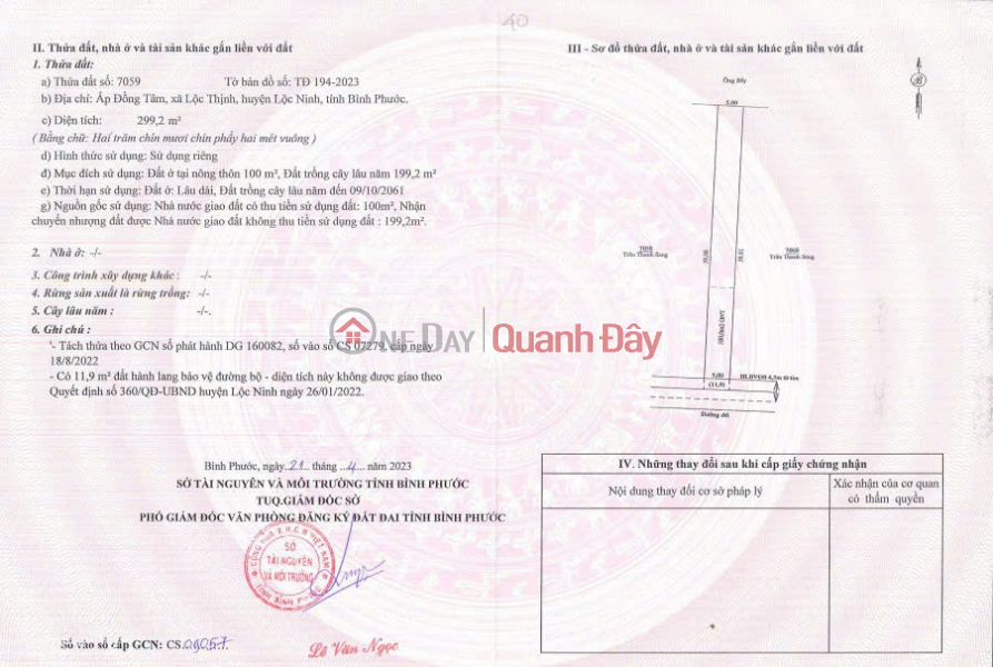 Property Search Vietnam | OneDay | Residential, Sales Listings, BEAUTIFUL LAND - GOOD PRICE - URGENT SALE Potential Land Lot In Loc Thinh Commune, Loc Ninh District, Binh Phuoc Province