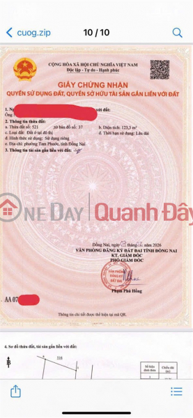 Property Search Vietnam | OneDay | Residential, Sales Listings PRIME LAND FOR SALE - GREAT PRICE - OWNER SELLING QUICKLY - LAND PLOT IN TAM PHUOC, DONG NAI