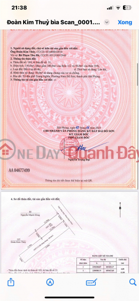 Lô góc F0 sát mặt đường 353 Trung Nghĩa ZALO 0567 222 555 Niêm yết bán