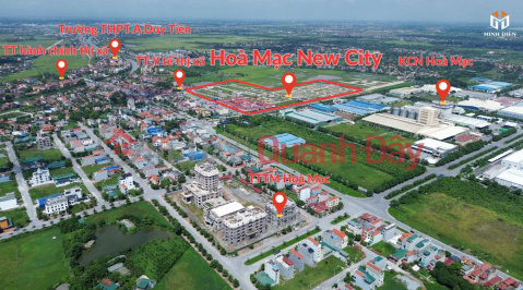 Quỹ hàng độc quyền dự án KĐT Hòa Mạc New City giá chỉ 19tr/m DT 100m2 sổ đỏ từng lô _0