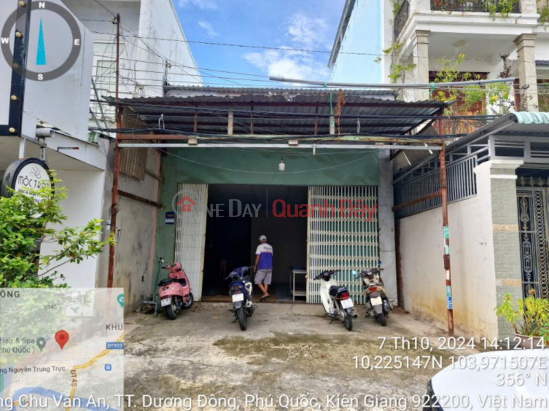 Quick Sale: Single-story house on 115m² land – Frontage on Chu Van An Street, Duong Dong Ward, Phu Quoc City, price 10.3 billion VND., Vietnam, Sales đ 10.3 Billion