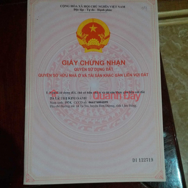 ĐẤT ĐẸP - GIÁ TỐT - Cần Bán Lô Đất Vị Trí Đắc Địa Tại Xã Tutra, Huyện Đơn Dương, Lâm Đồng | Việt Nam | Bán đ 3,6 tỷ