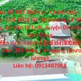 Own a RESIDENTIAL LOT OF LAND - Owner - Beautiful Location - INVESTMENT PRICE In Di Linh - Lam Dong _0