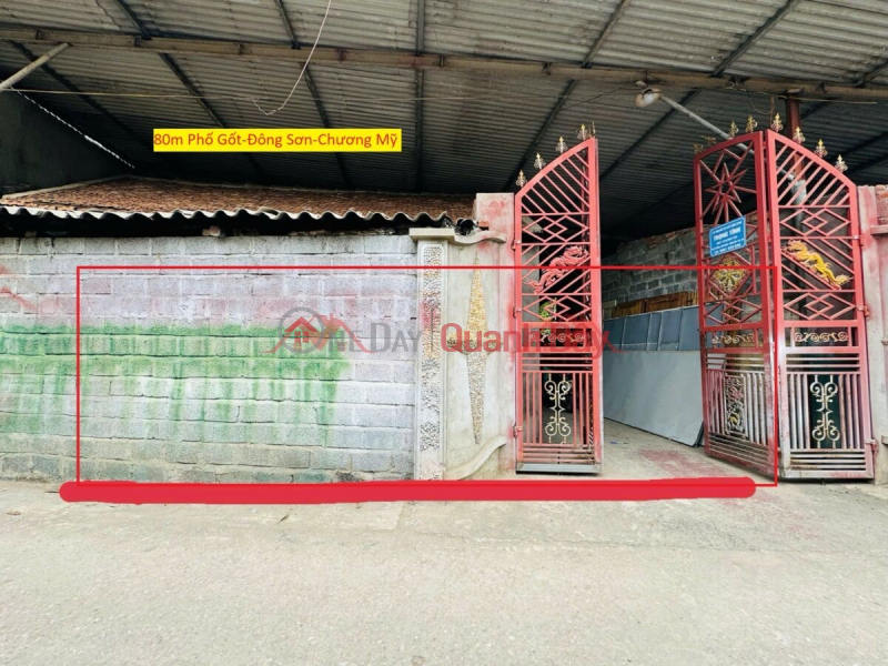 CHÍNH CHỦ CẦN BÁN LÔ ĐẤT 80M TẠI ĐÔNG SƠN-CHƯƠNG MỸ-HÀ NỘI Niêm yết bán