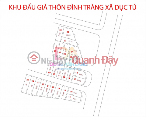 LAND FOR SALE IN TU DONG ANH EDUCATION ON BUSINESS ROAD _0