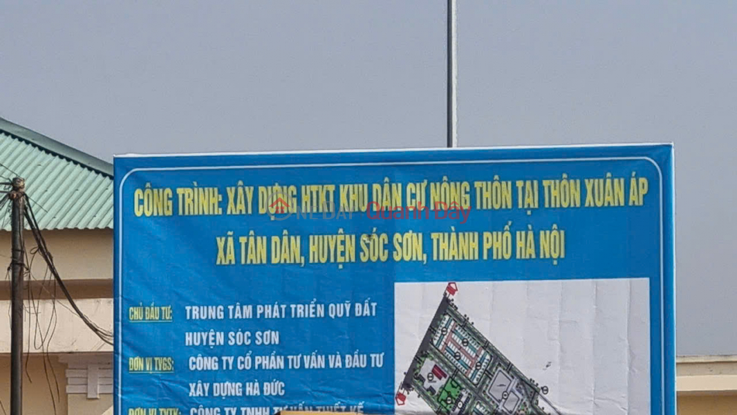 Land for sale, fully residential, in Xuan Le, Kim Anh Commune, Hanoi - formerly Tan Dan Commune, Soc Son District, Hanoi. Sales Listings