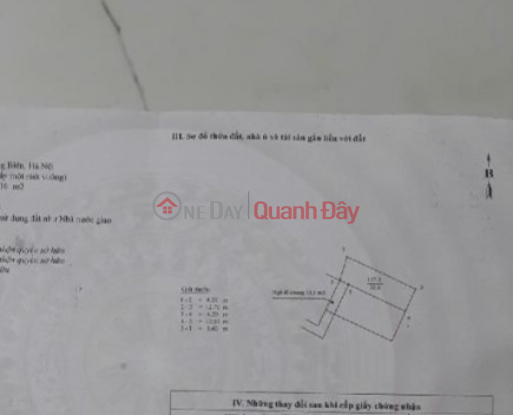 Land for sale in alley 74, Thuong Thanh, 52m x 4.2m frontage, square shape, near car access, price slightly over 7 billion VND (negotiable). | Vietnam | Sales, đ 7.5 Billion
