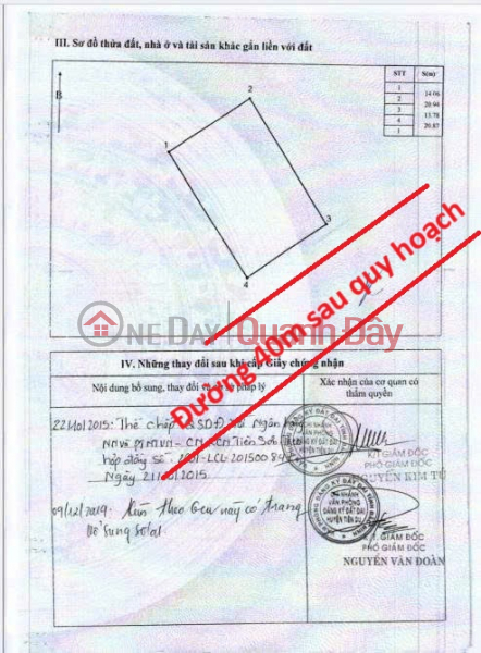 đ 18 Billion Land in Tien Son Industrial Zone, Tien Du District, Bac Ninh Province, 291m2, 14m frontage, suitable for rental room business. No brokerage fee.