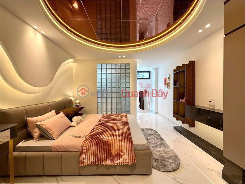 đ 12.3 Billion | New 5-storey house with elevator, interior decoration. Nguyen Van Khoi Street, Ward 11, Go Vap.