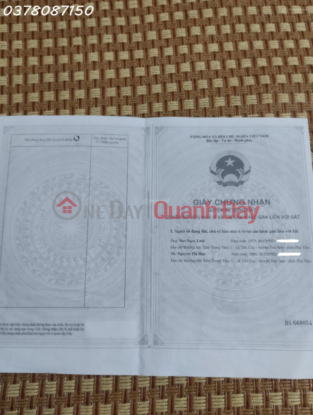 Property Search Vietnam | OneDay | Nhà ở Niêm yết bán Siêu phẩm - Nhà đẹp 2 tầng mặt phố Quốc lộ 32, Tân Sơn, Phú Thọ, 238 m2, giá 4,5 tỷ