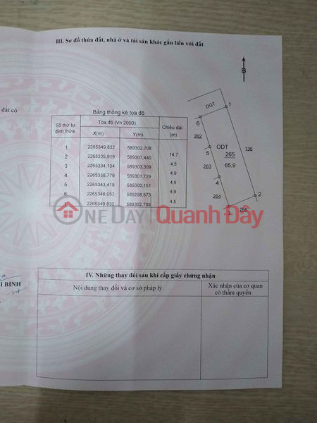 Chính chủ cần bán đất ở tổ 10 Phường Hoàng Diệu,thành phố Thái Bình Tỉnh Thái Bình, Việt Nam, Bán đ 730 triệu