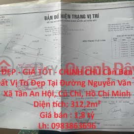 BEAUTIFUL LAND - GOOD PRICE - OWNERS Need to Urgently Sell Land Lot in Nice Location in Tan An Hoi, Cu Chi - HCM _0