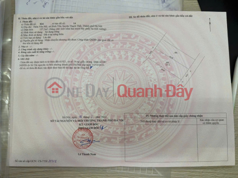 ĐẤT CHÍNH CHỦ - GIÁ TỐT BÁN GẤP LÔ ĐẤT Hơn 100m2 gần Đường 420, Yên Mỹ, Bình Yên, Thạch Thất, Hà Nội _0