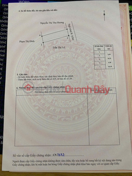Rare price under 1 billion - Lot 69.8m² Minh Tan, 4m wide plastic alley, high liquidity - ZALO 0567 222 555 Vietnam | Sales | đ 880 Million