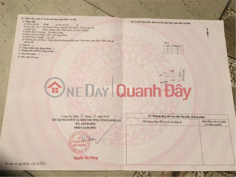 ĐẤT ĐẸP - GIÁ ĐẦU TƯ CẦN BÁN NHANH LÔ ĐẤT nền dự án Nam Phong Eco Town huyện Cần Đước, Long An _0