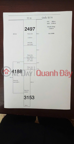 đ 9,5 tỷ 6 LÔ CHÍNH CHỦ - SỔ HỒNG RIÊNG TỪNG NỀN - Ấp Đầu Giồng A, Mỹ Chánh, Châu Thành, Trà Vinh