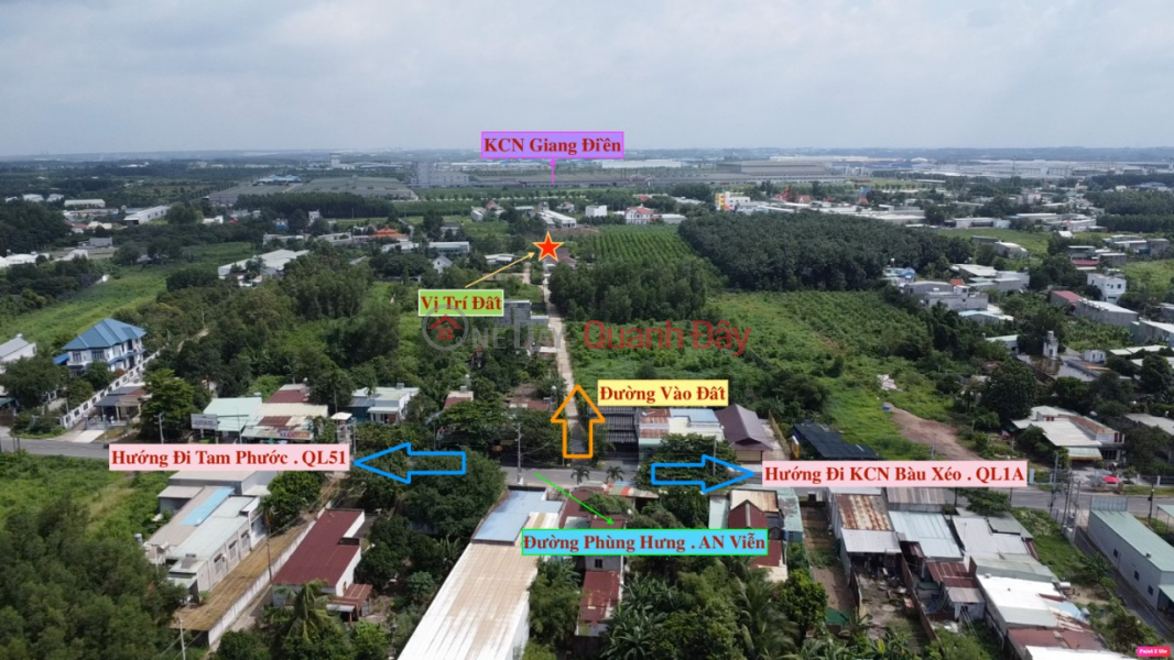 Property Search Vietnam | OneDay | Sales Listings | Land for sale near Giang Dien Industrial Park
