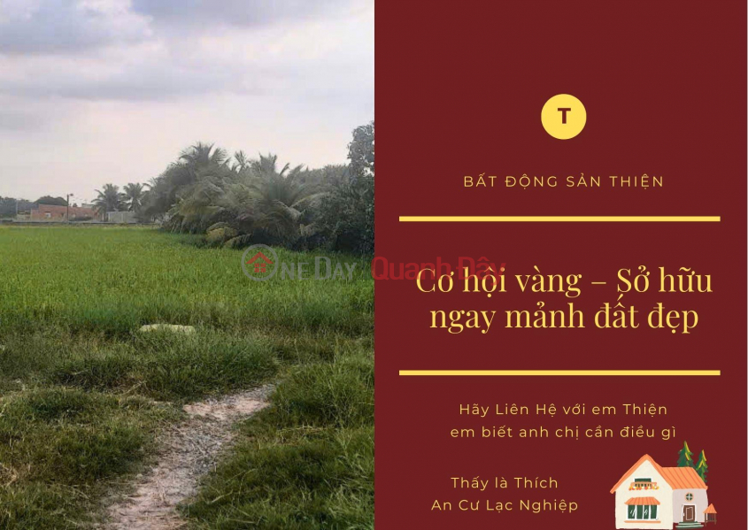 Đất Vàng Hậu Nghĩa - Liền Kề Khu Đô Thị Vingroup, Giá Đầu Tư Cực Tốt! Niêm yết bán