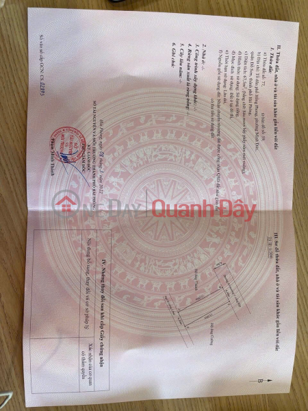 GIÁ HIẾM LÕI KCN ĐỒ SƠN – SÁT CHỢ NGHĨA PHƯƠNG – THANH KHOẢN CỰC CAO – ZALO 0567 222 555 Việt Nam Bán | đ 1,58 tỷ